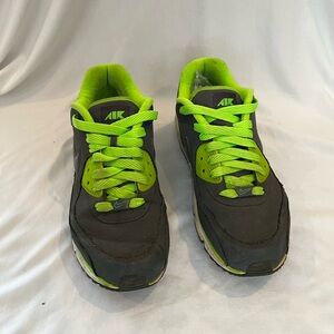 Nike Air Max Neon Green and Gray Sneakers Men’s 10.5